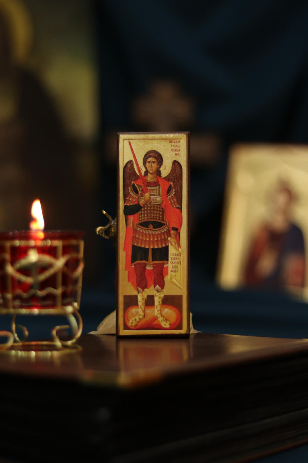 Archangel Michael Full Body Icon Wooden Icon Orthodox Icon Art