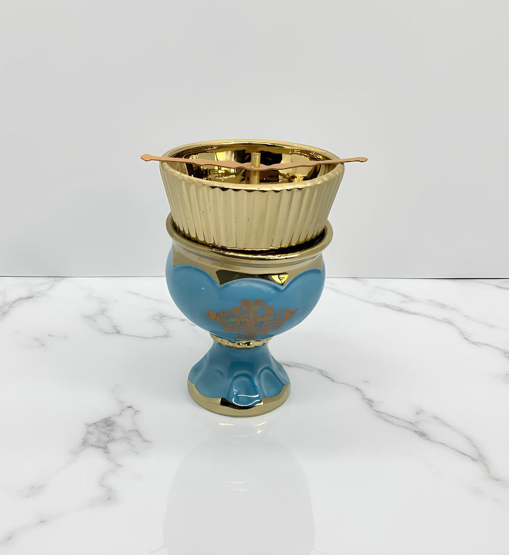 Ceramic Table Oil Lamp 4.7in, Icon Lamp, Vintage Oil Candle, Retro Oil Lamp, Glass Oil Lamp, Orthodox Lamp, Prayer Lamp, Religious Gift