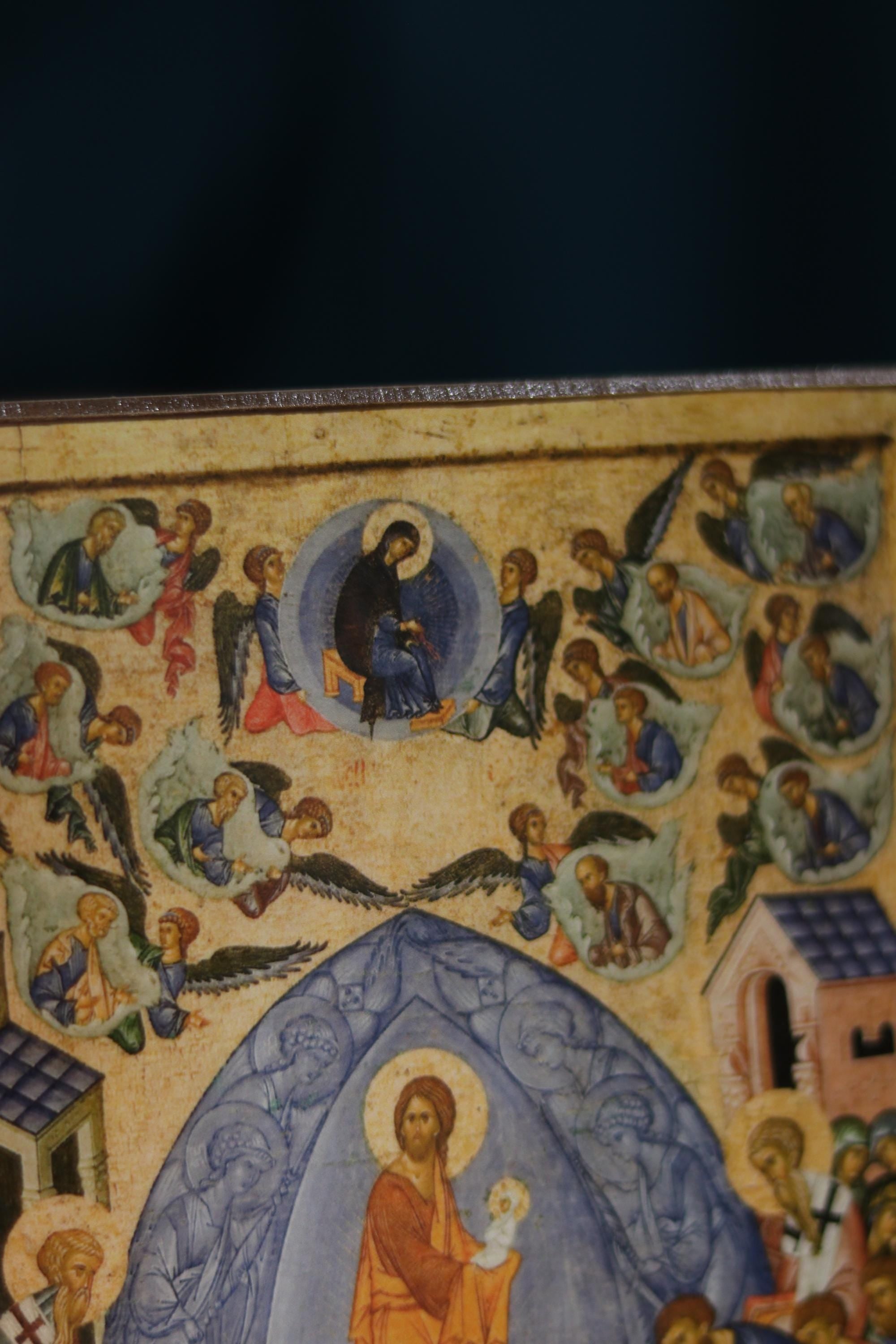 Dormition of the Theotokos Icon, Wooden Icon Orthodox Christian Icon