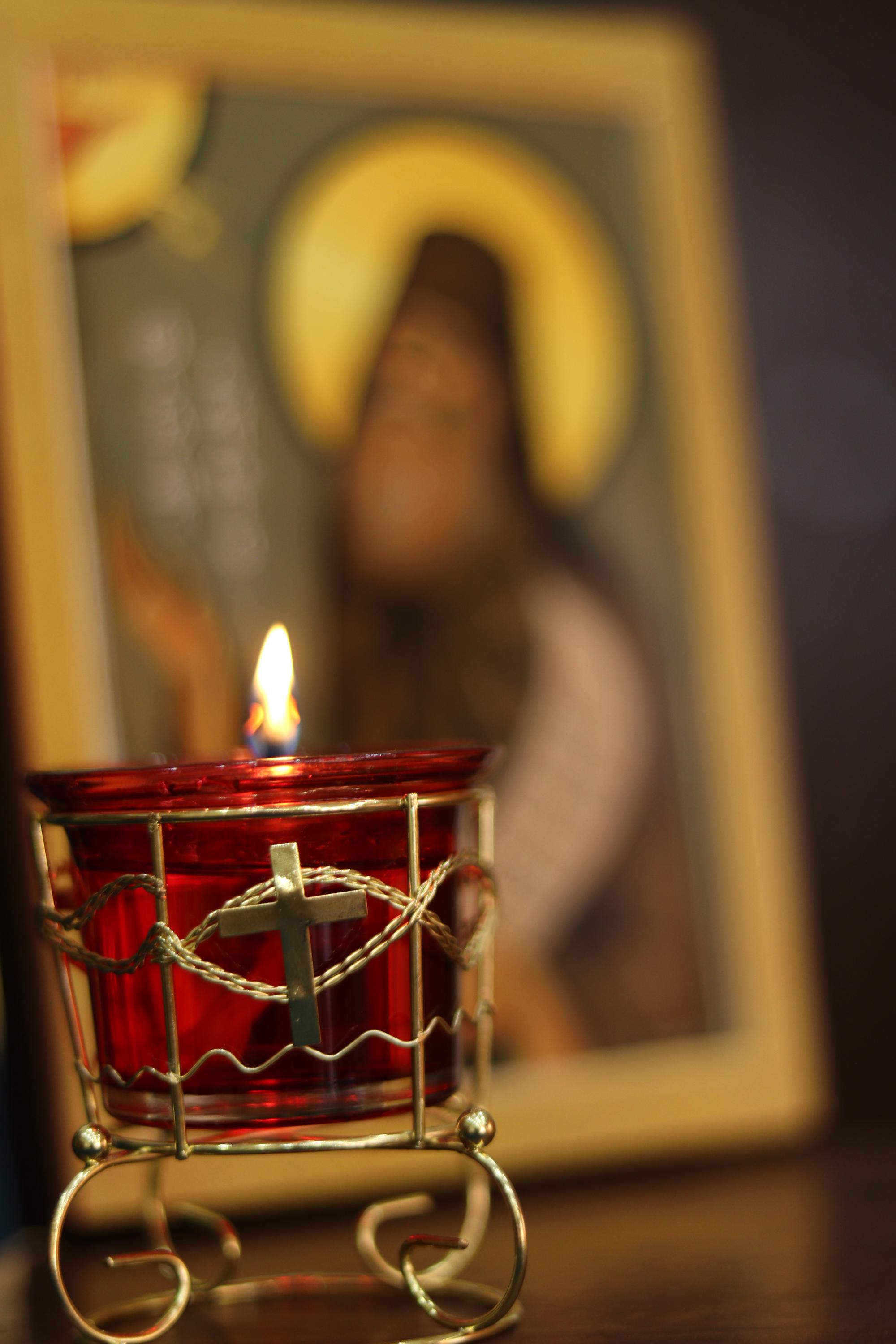 St John Damascene Orthodox Icon, Wooden Icon