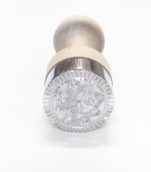 Metal Orthodox Seal 25mm, Virgin Mary Mold, Engraved  Stamp, Prosphora Seal