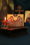 Orthodox Wooden Icon , Mother of God Quick to Hear and Quick to Respond