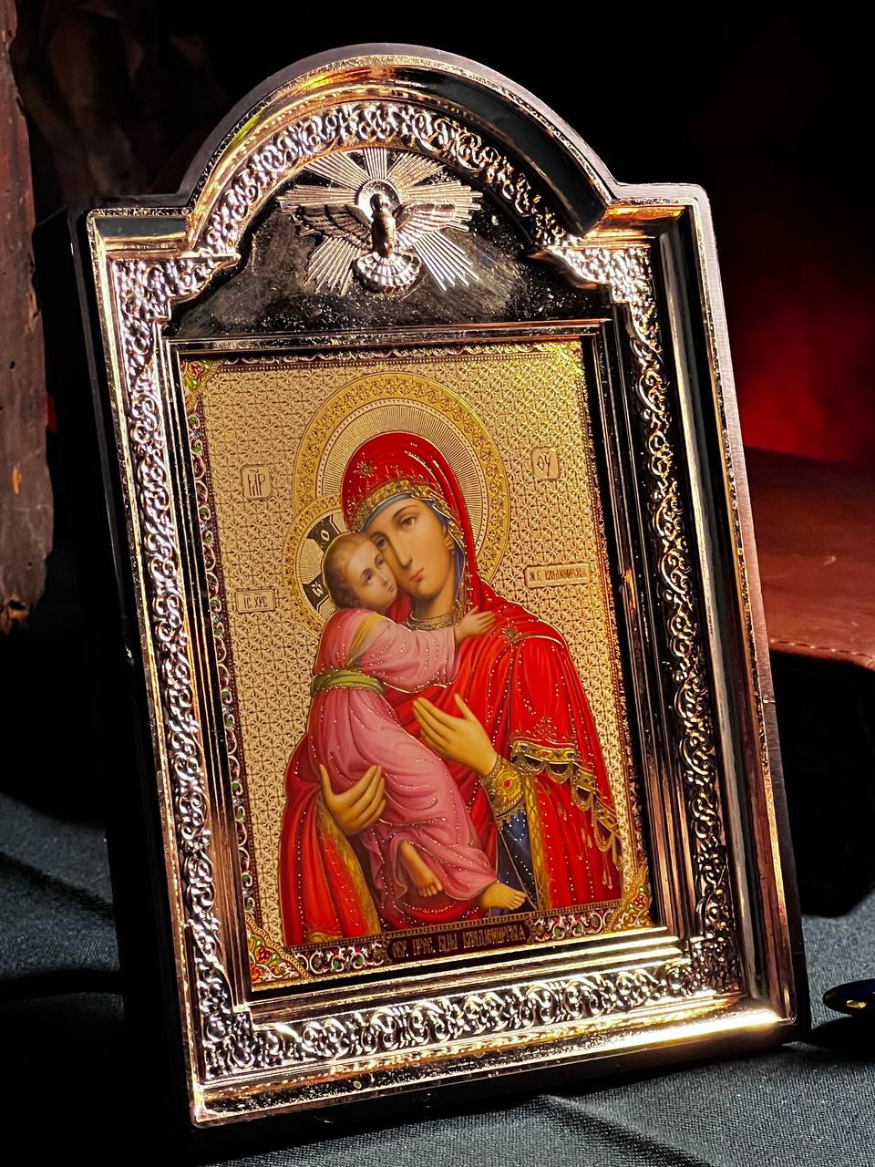 Icon of the Virgin Mary, God's mother, "Seeking of the Lost" icon, Orthodox icon, Orthodox christian, Christianity art, Icon 14x19 cm