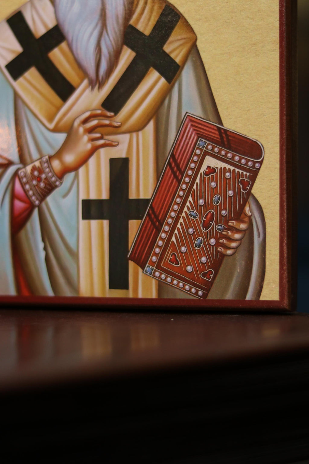 Saint John the Merciful Orthodox Wooden Icon Christian Prayer